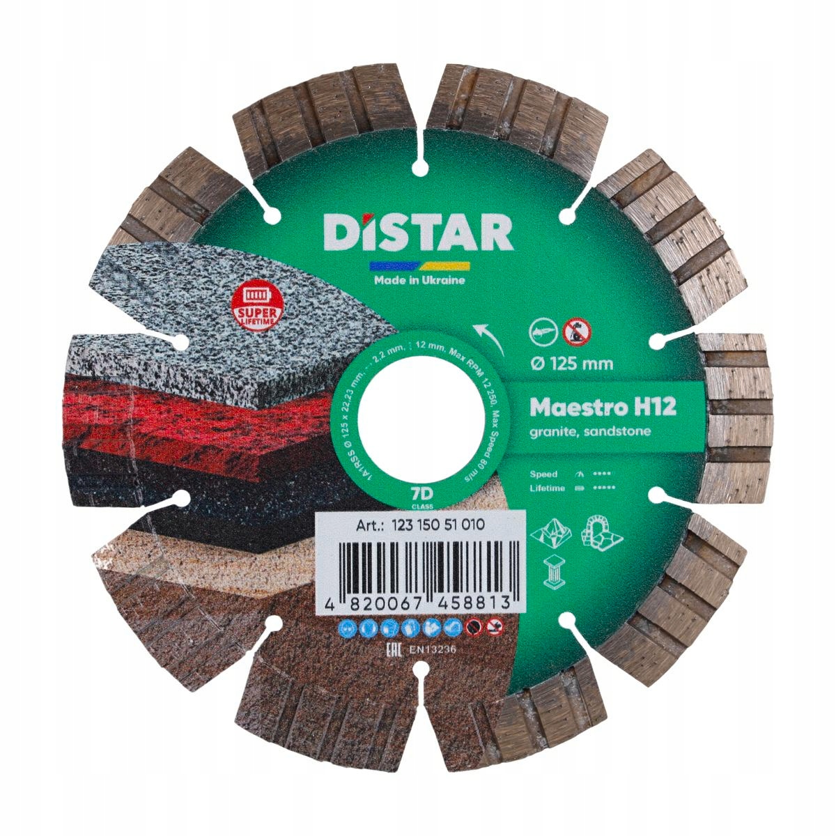 Distar Diamantový Kotouč Maestro H12 125 x 2,2/1,3 x 22,23 mm