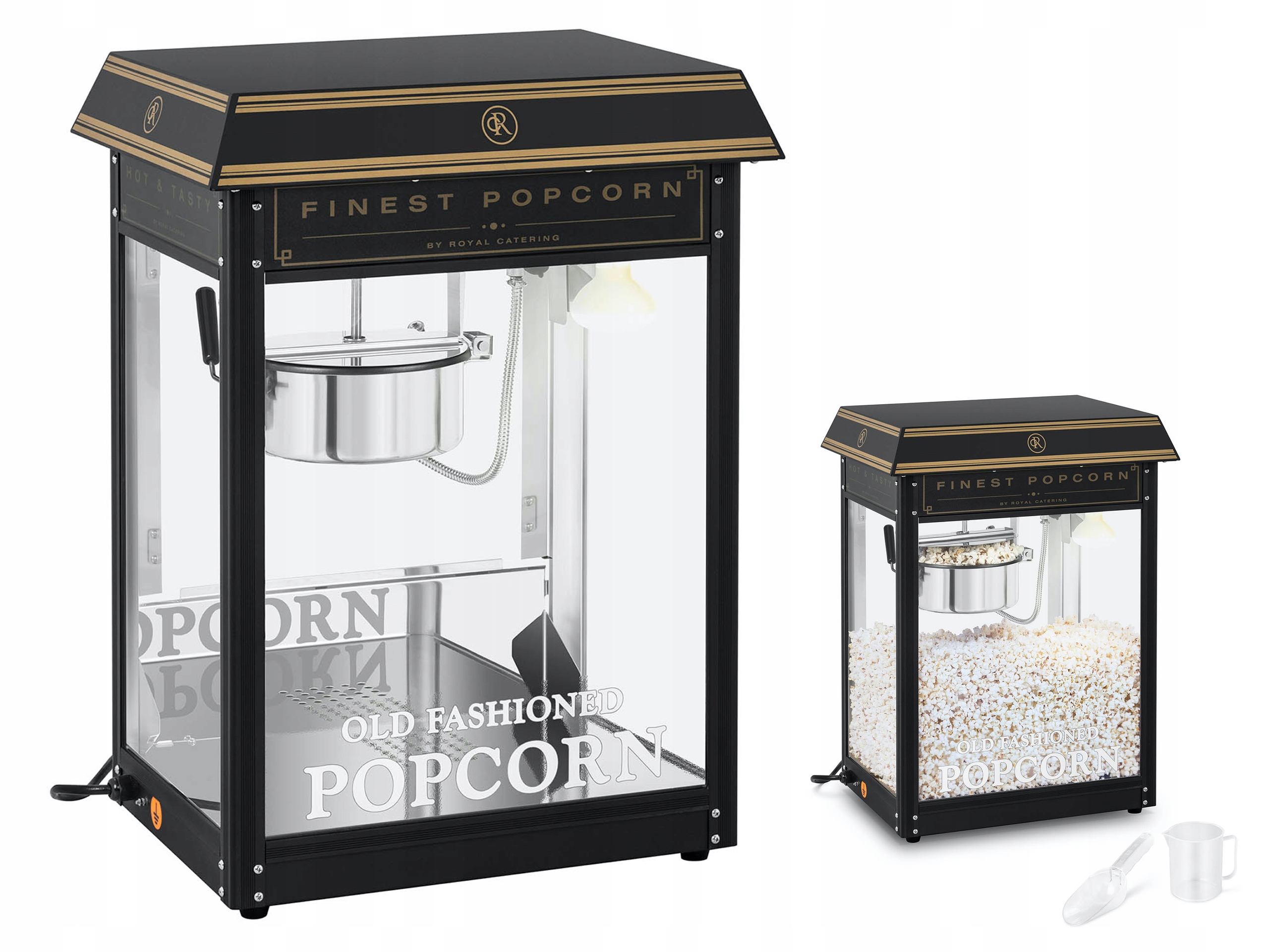 Profesionální Stroj Na Popcorn Černo-zlatý 5 kg/h 1500 W
