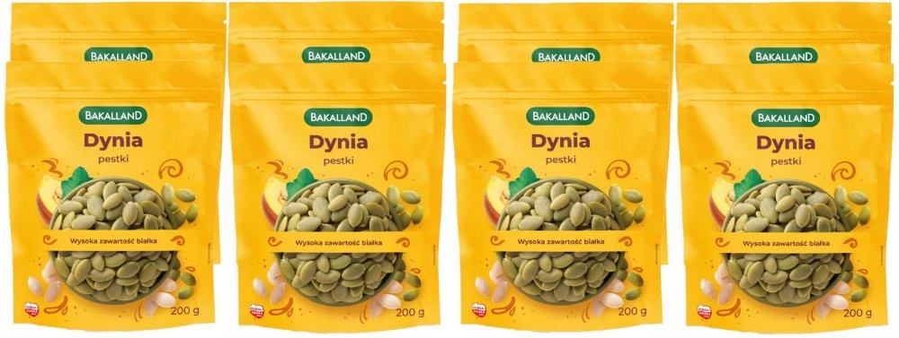 Pestki dyni łuskane Bakalland 200g x8