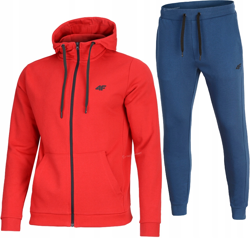 

4F Męski Dres Bawełna Komplet Bluza Spodnie M