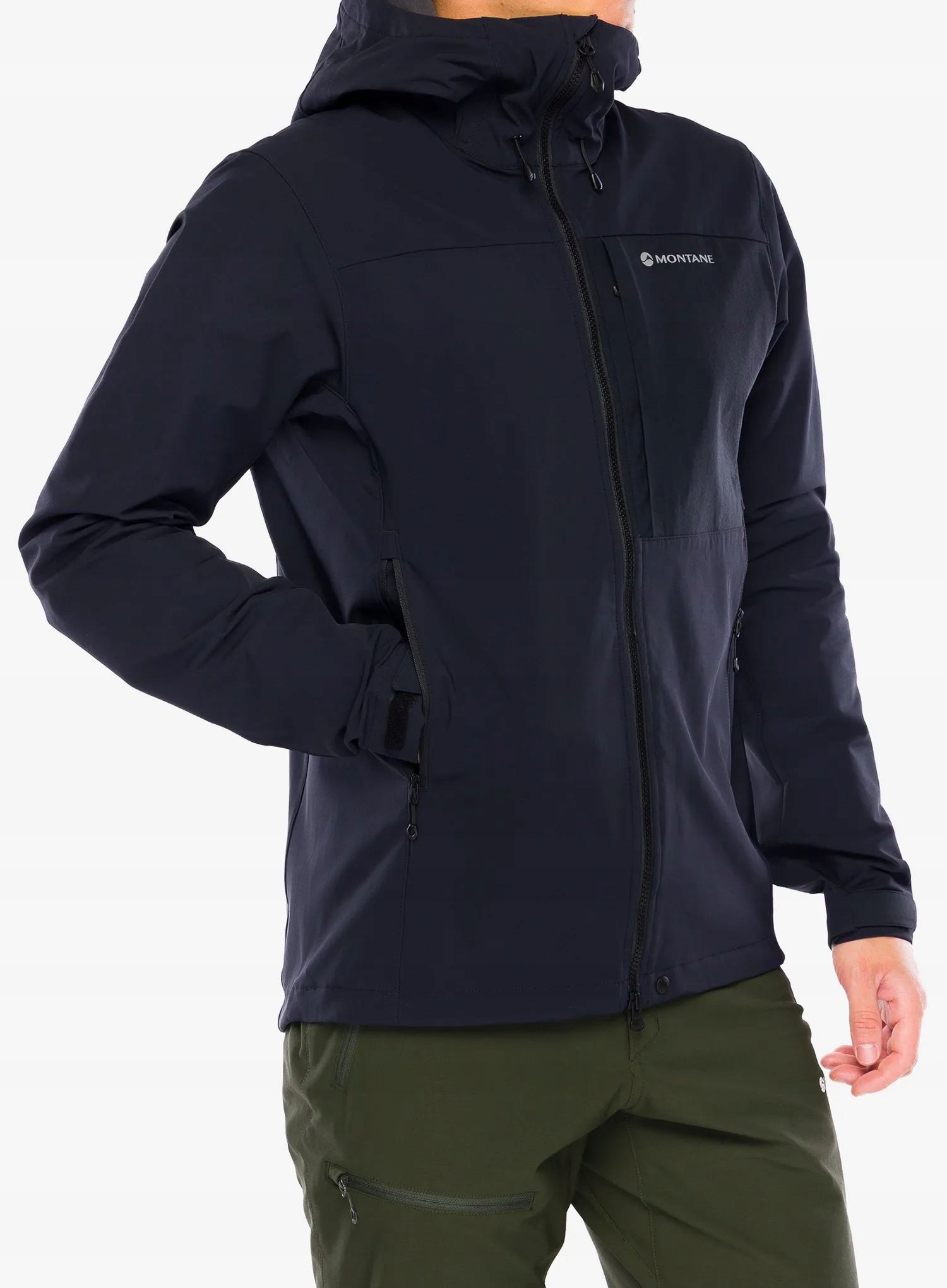 Softshellová bunda Montane Tenacity Xt Hoodie černá S
