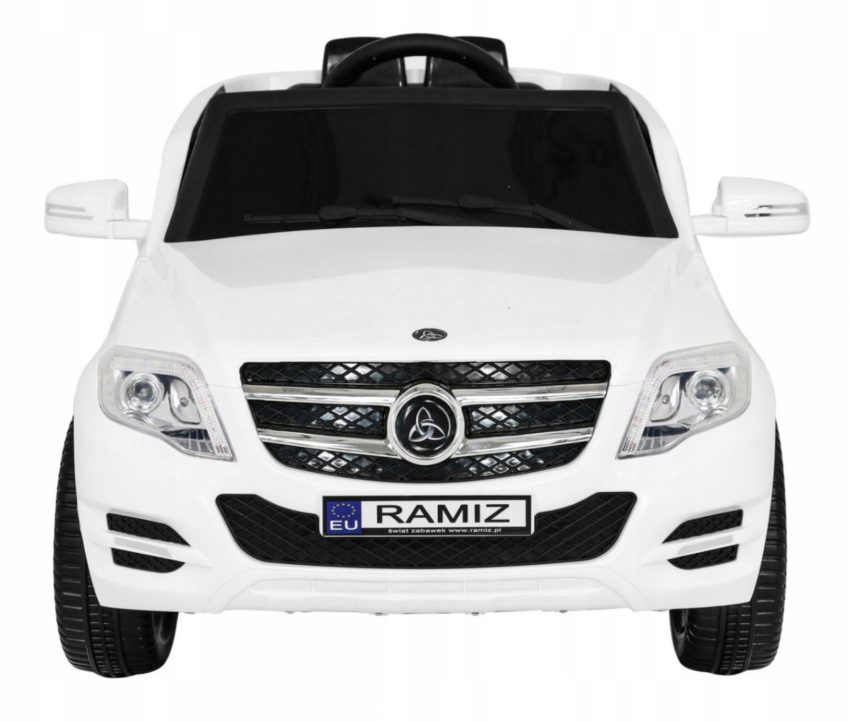Autko City Rider dla dzieci Biały + Pilot + Regulacja kierownicy + Wolny St Marka Ramiz