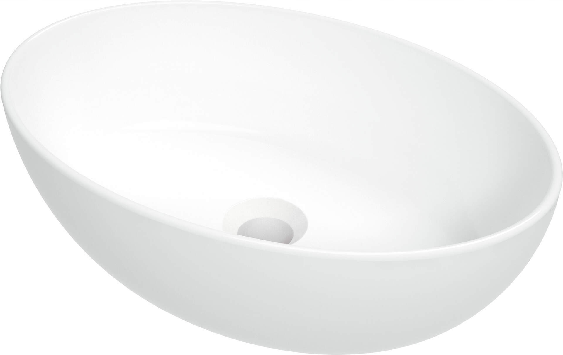 Umývadlo Alpinia Oválne Umiestnené Na Dosku 455x310 MM CGA_6U4S