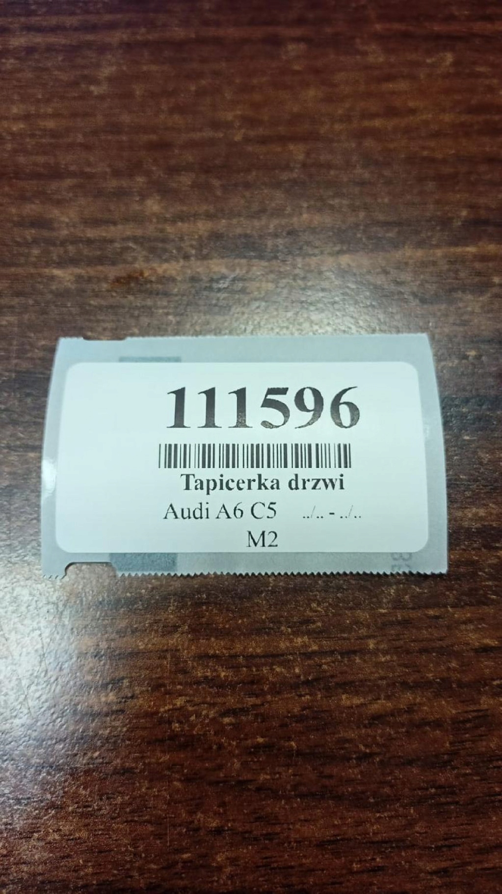 AUDI A6 C5 sedan upholstery side door right rear part
