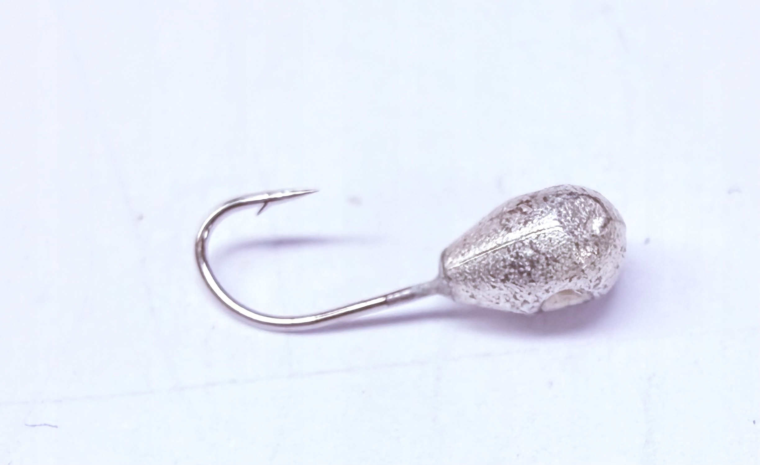 Mormyszka Wolframowa Łezka srebrna 3,5mm ~0,50g 1235SIL