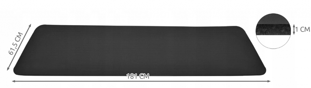 PRO MATA GIMNASTYCZNA DO ĆWICZEŃ JOGI PILATESU FITNESS Marka inna