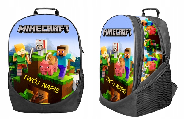 Minecraft Batoh Velký Nápis Ksywka Nick Pl