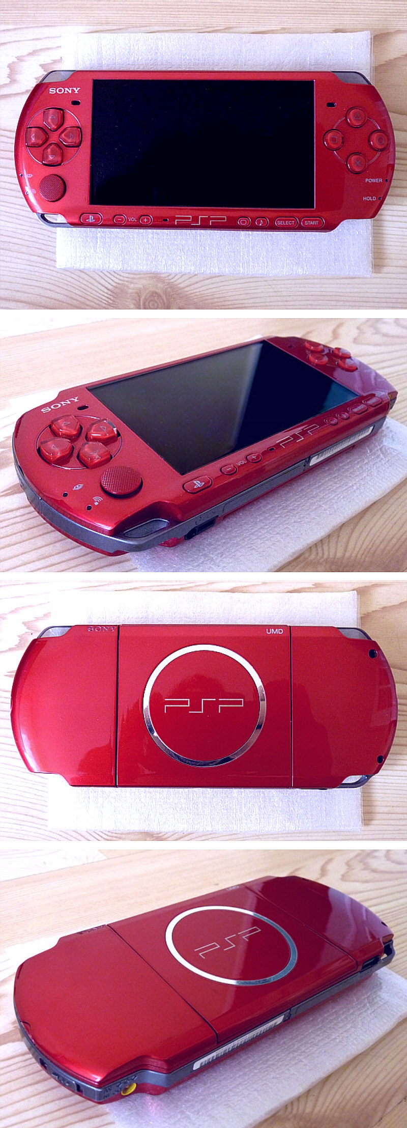 NOWA PSP 3004 SLIM METALIC RED + GRATISY + GWAR + GRY !! Model PSP-3004