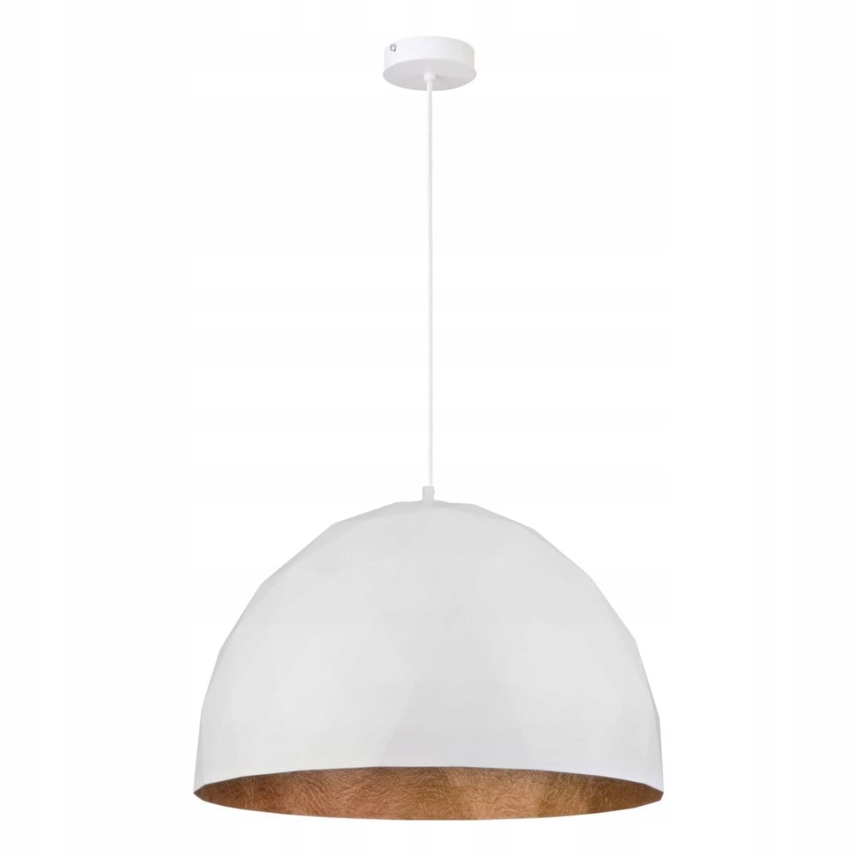 Geometrická závesná lampa biela kupola Diamant L 31370 Sigma Lighting