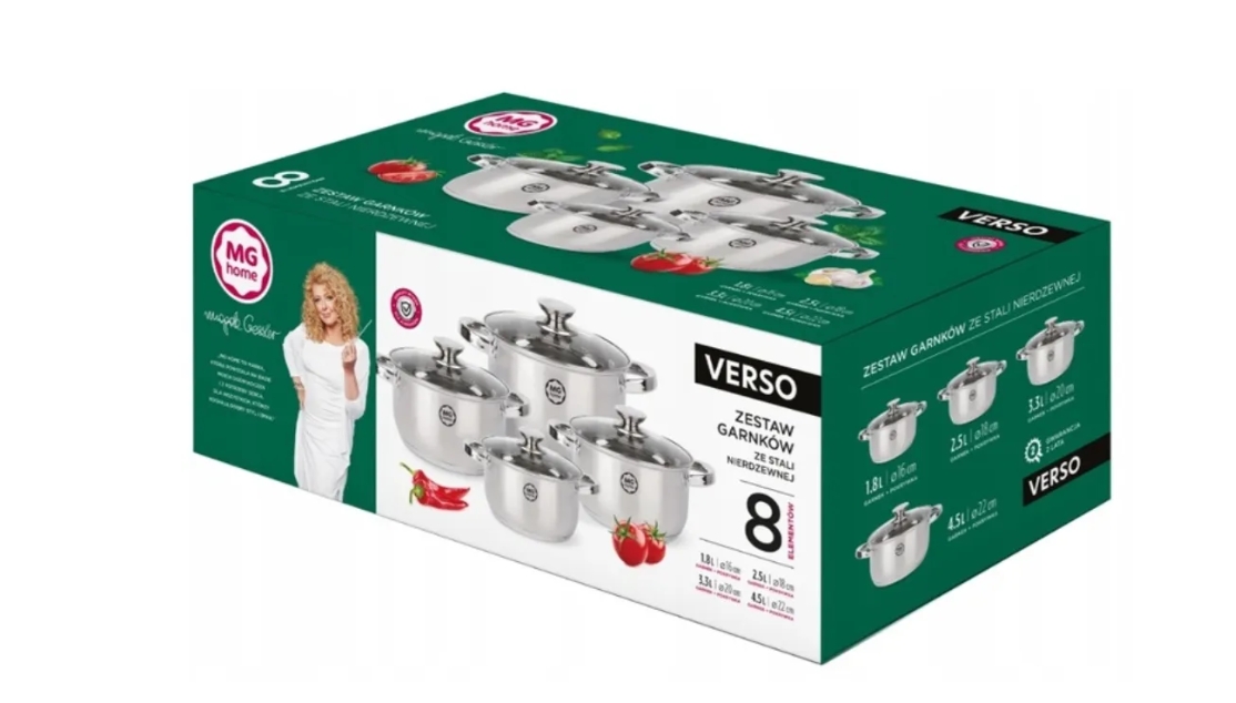Mg Home Verso 8 Ks Sada Riadu Z Súprava Hrncov