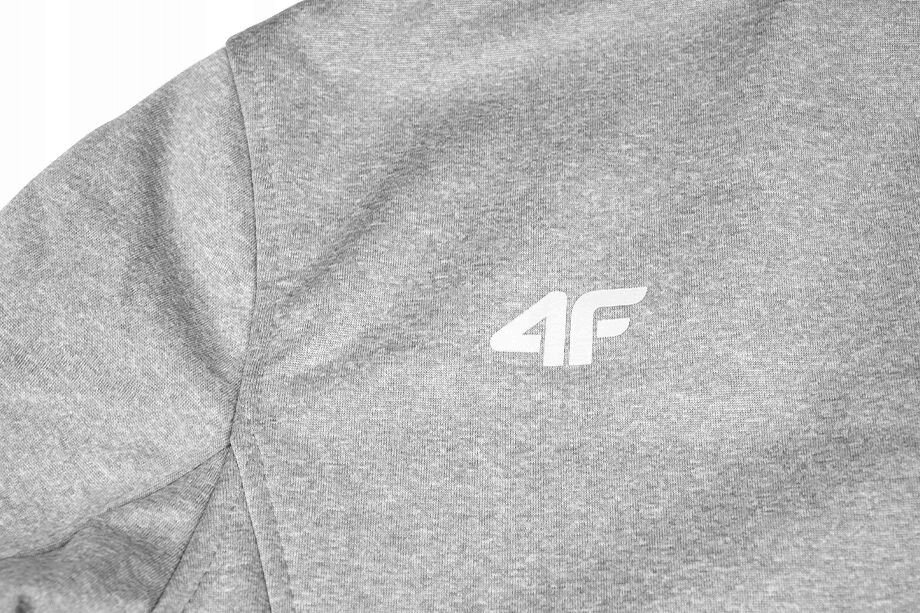 KURTKA PRZEJŚCIOWA SOFTSHELL Z KAPTUREM DAMSKA 4F SZARA H4Z22 r XL Długość do bioder