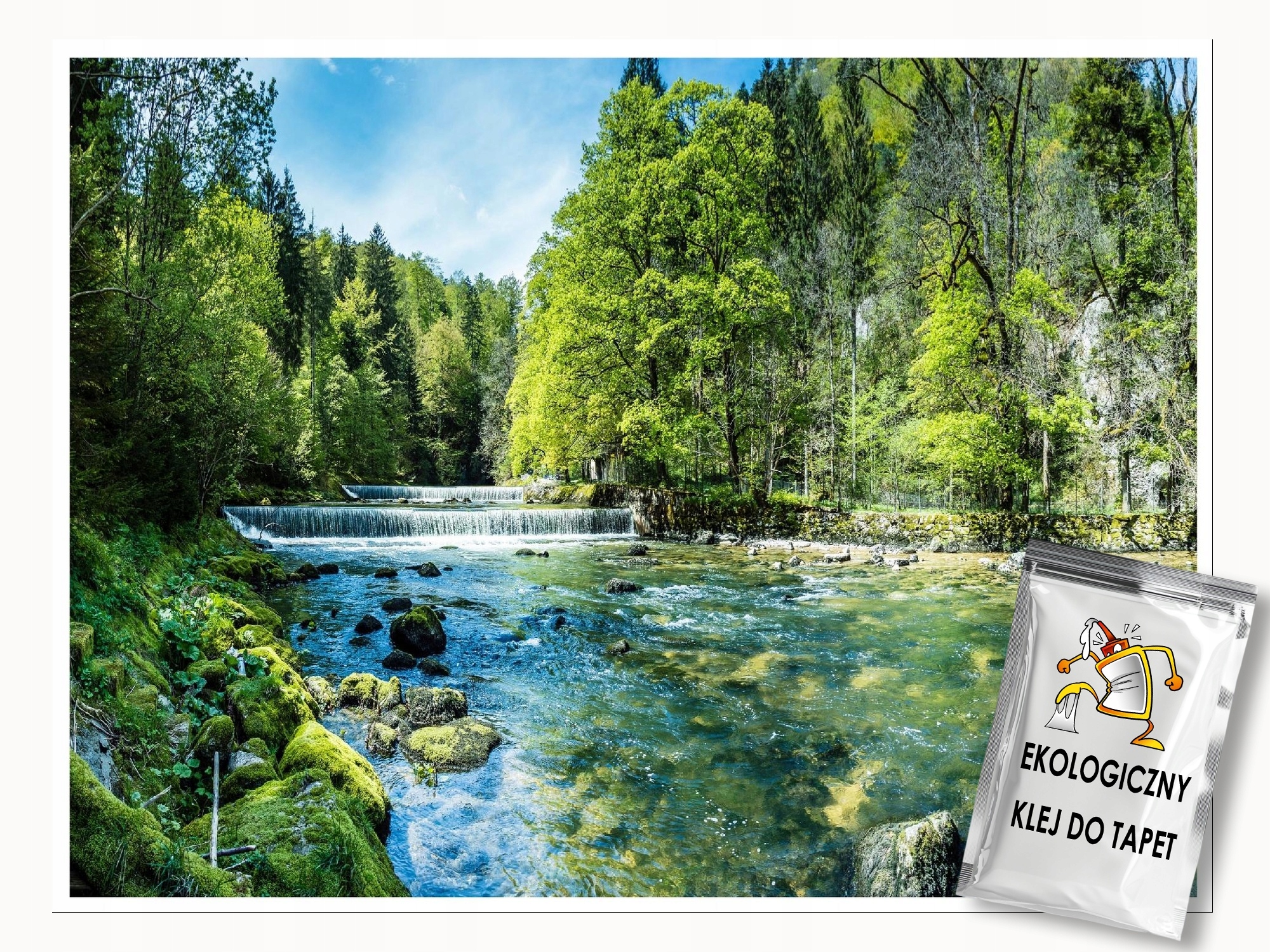 Fototapeta Vodopád 3D Les Příroda Krajina Obývací Pokoj Tapeta Na Zeď 300x210