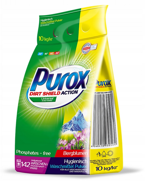 Proszek do prania Purox UNIWERSALNY 10 kg 142 PR.