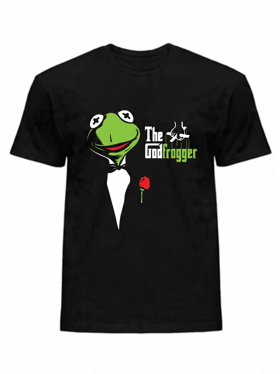 

Koszulka T-shirt Męski Kermit Muppet Czarny XL