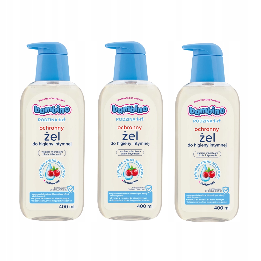

Żel do higieny intymnej Bambino Rodzina 3x400ml