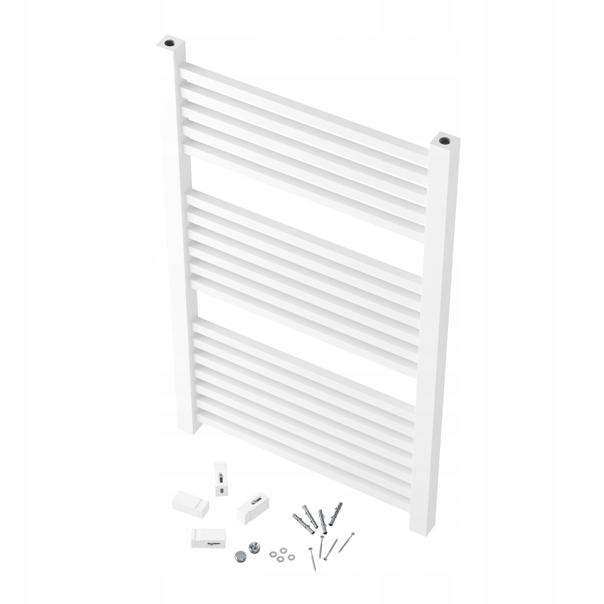 Kúpeľňový Ohrievač Drabinkový Biely 100x60 cm Kaloryfer Moderný Bergen