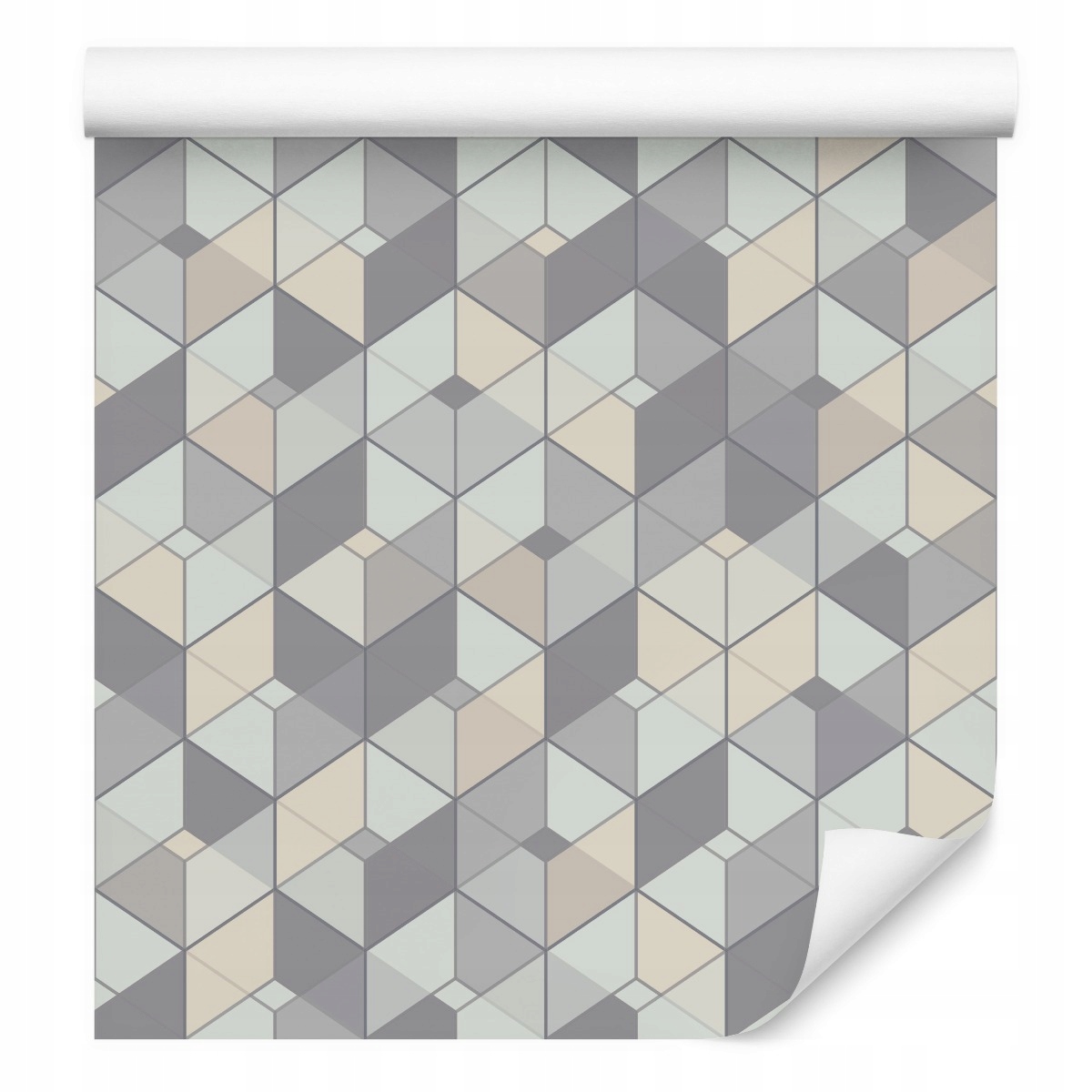 Tapeta do obývacího pokoje Geometrický vzor Šestistěnný dekor