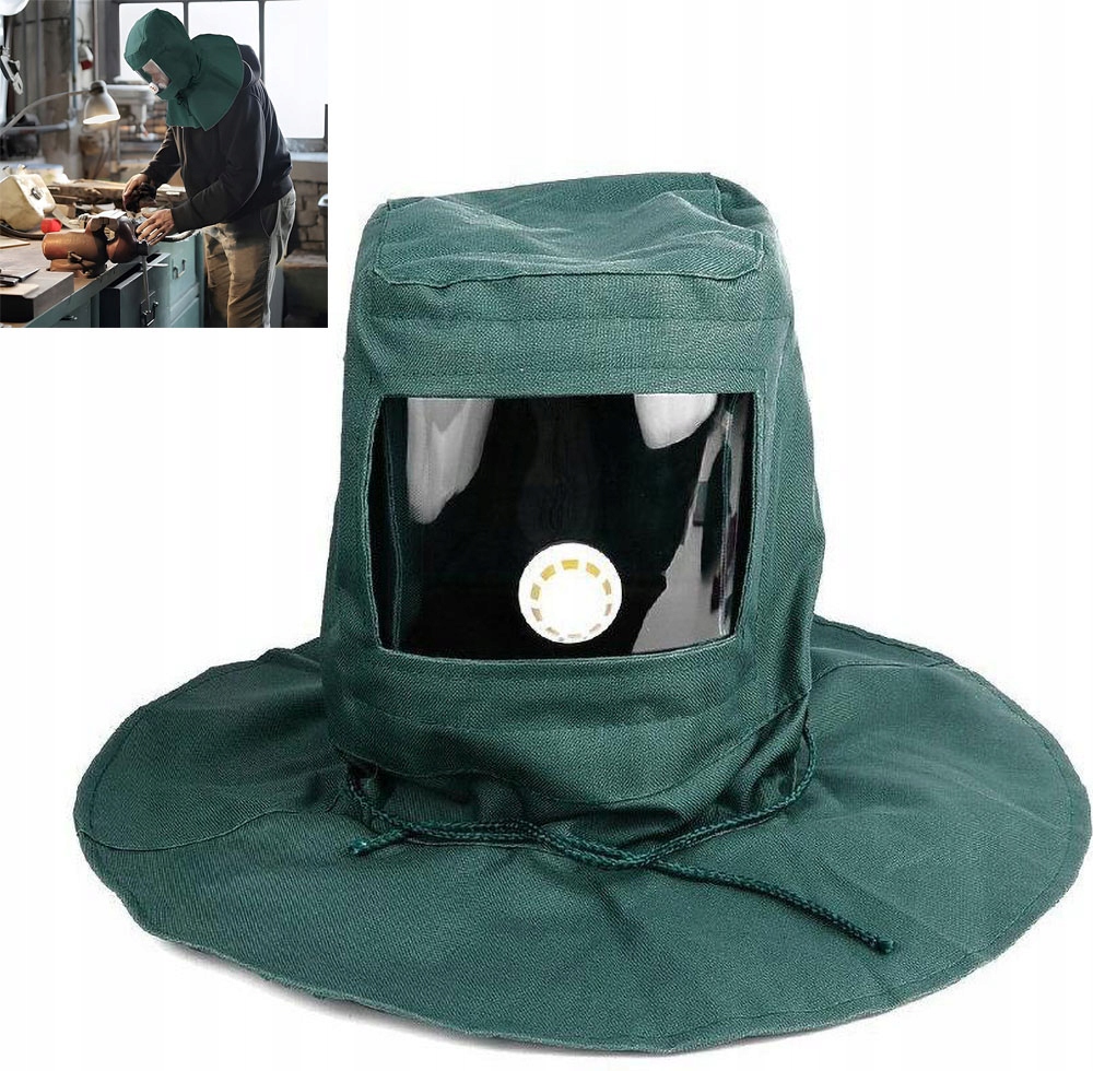 MASKA DO PIASKOWANIA PIASKARKA PIASKOWANIE PRZYŁBICA OCHRONA HEŁM