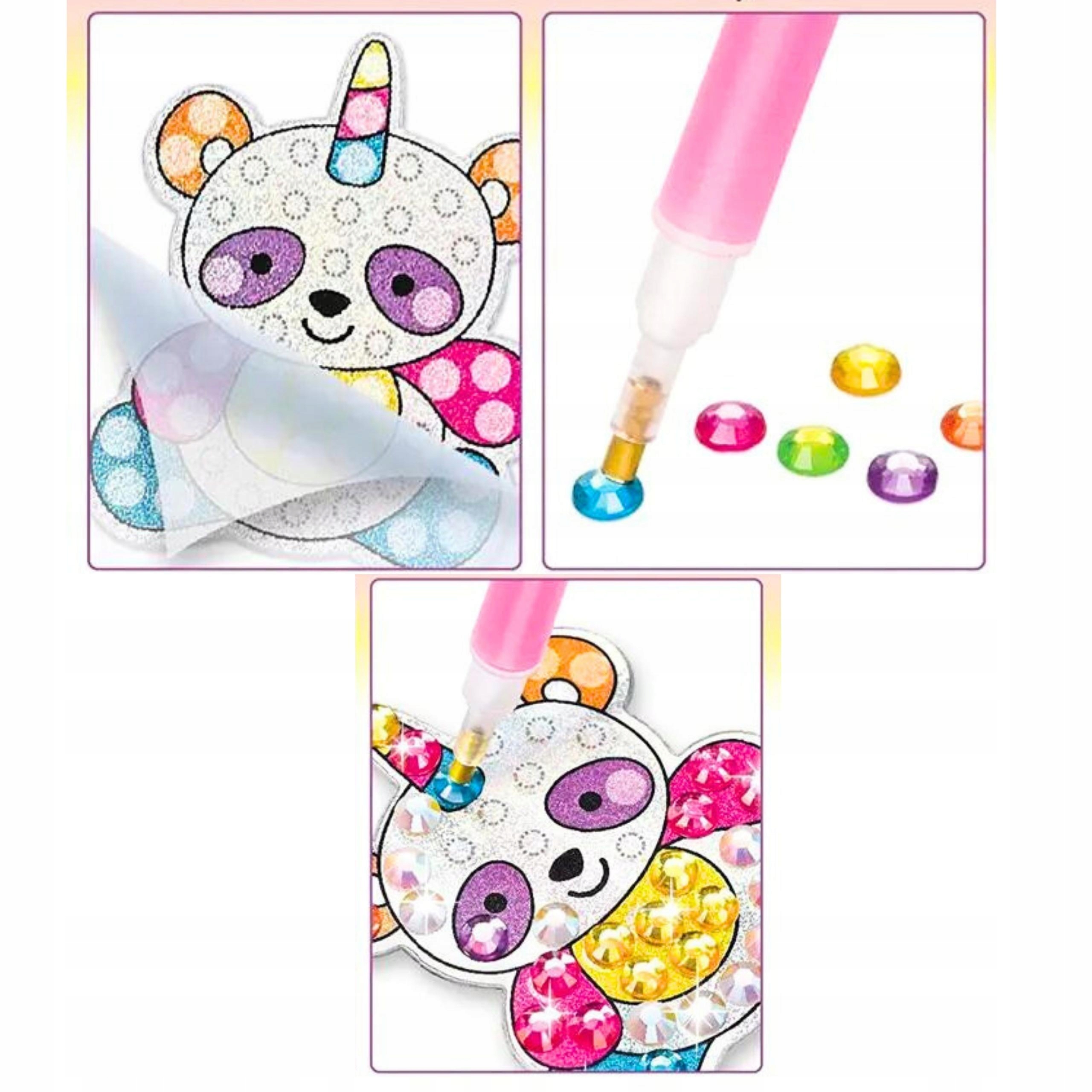 HAFT DIAMENTOWY DLA DZIECI MOZAIKA MALOWANIE DIAMENTAMI 5D ZESTAW SZABLONY Marka Doris