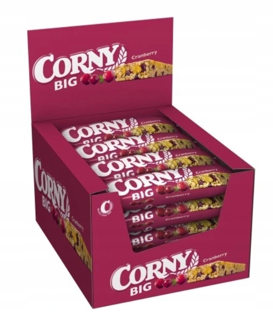 Levně 24 x 50 g Corny Big tyčinka s brusinkami Karton