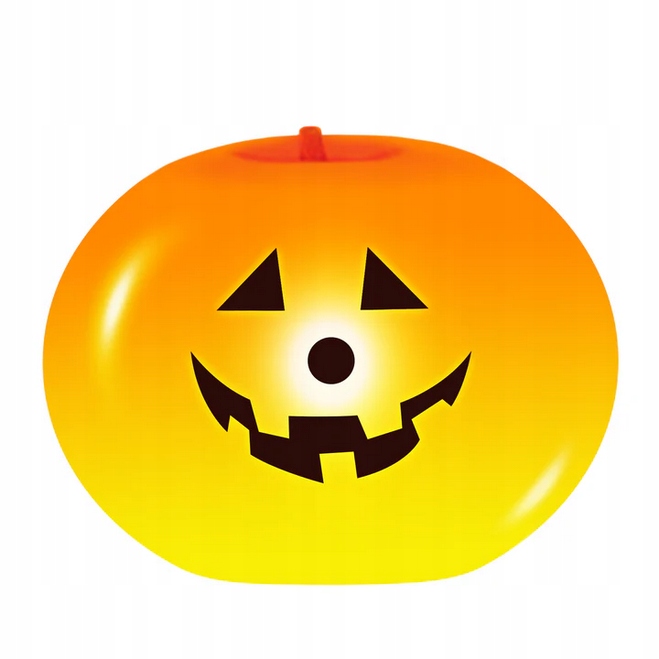 BALONY HALLOWEEN LED 5SZT DYNIE ŚWIECĄCE DEKORACJE POMARAŃCZOWE Stan opakowania oryginalne
