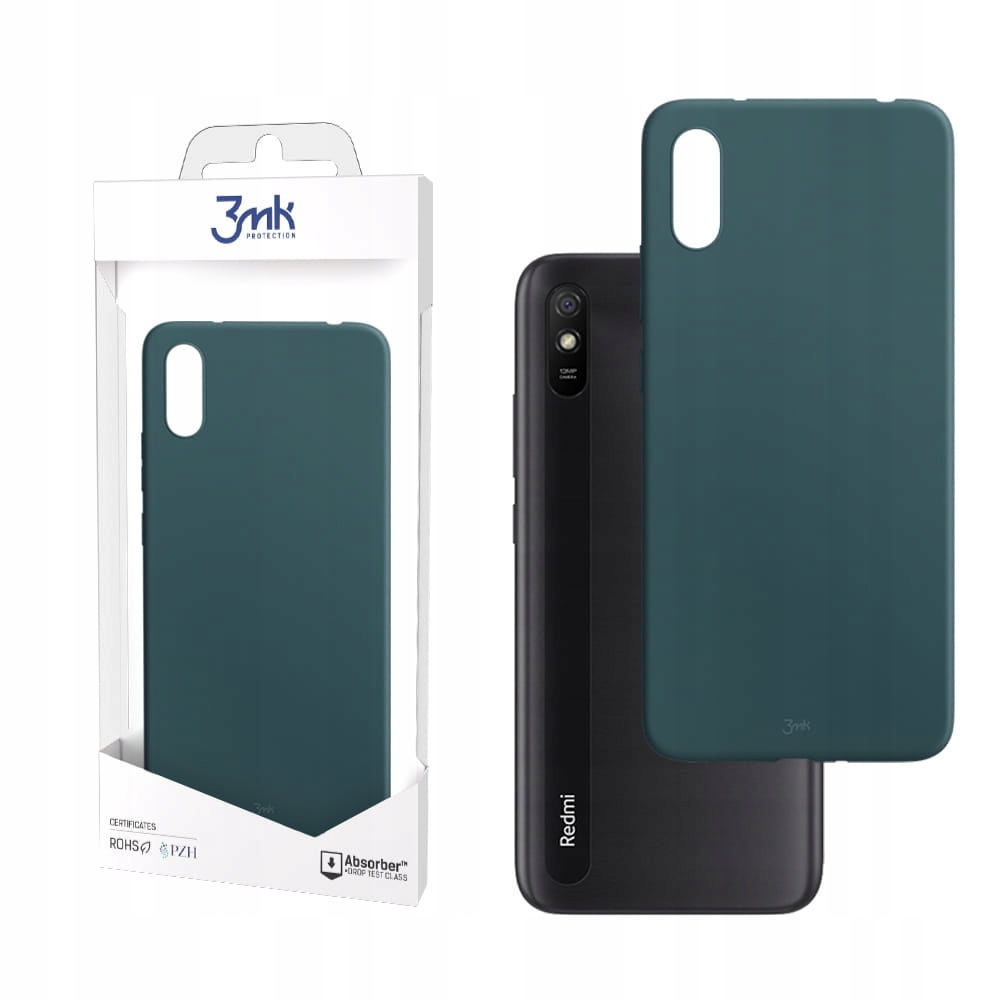 

Zielone odporne etui do Xiaomi Redmi 9A 3mk Case
