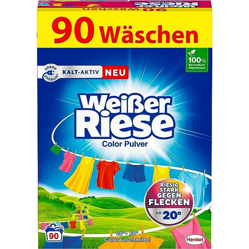 Levně Prášek na barevné prádlo Weiber Riese 90p 4.5kg