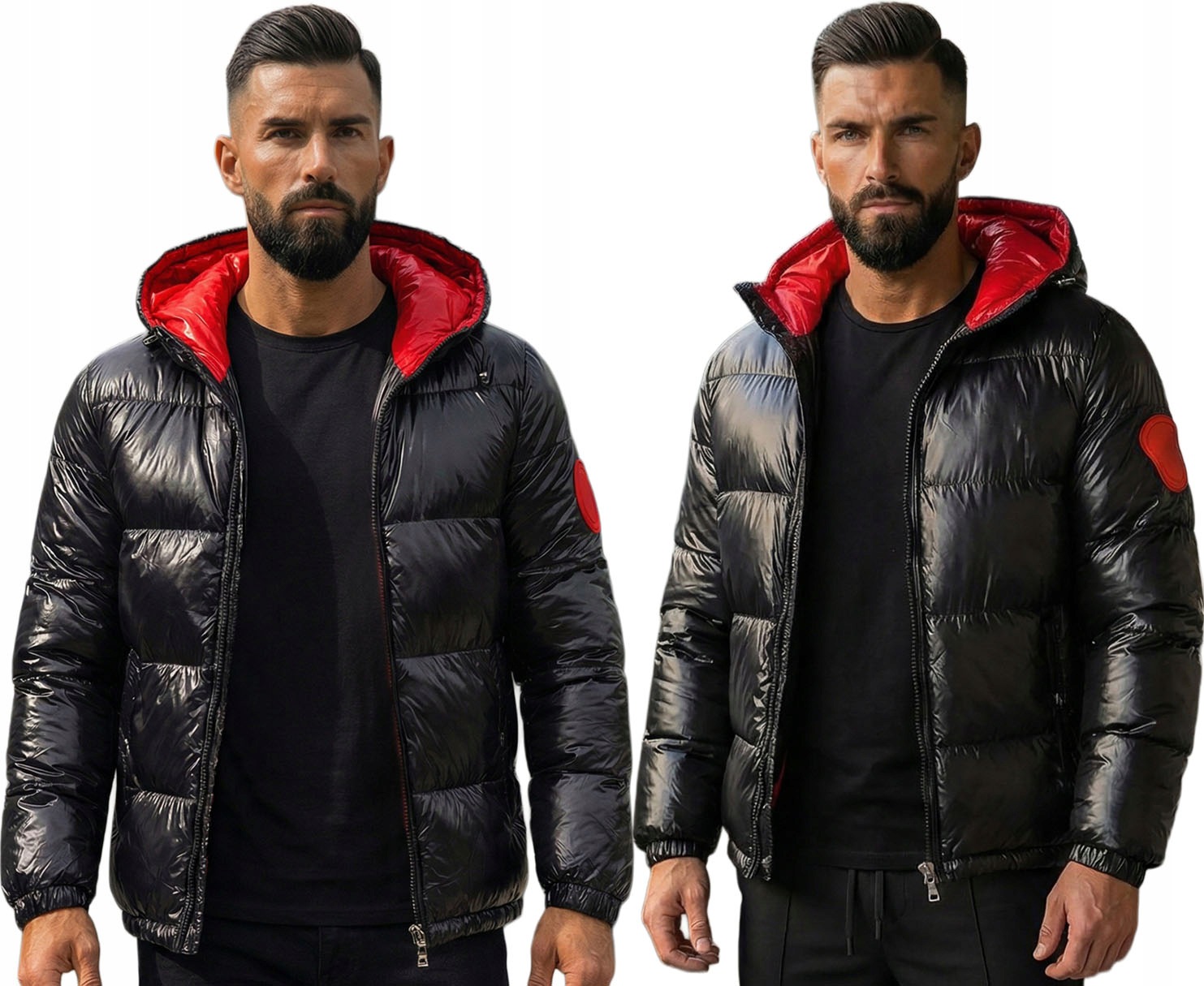 Pánská zimní prošívaná bunda černá Denley Bruno velikost XL