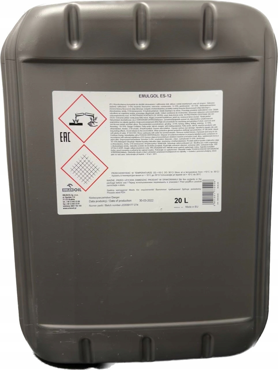 ORLEN OIL EMULGOL ES-12 20L.