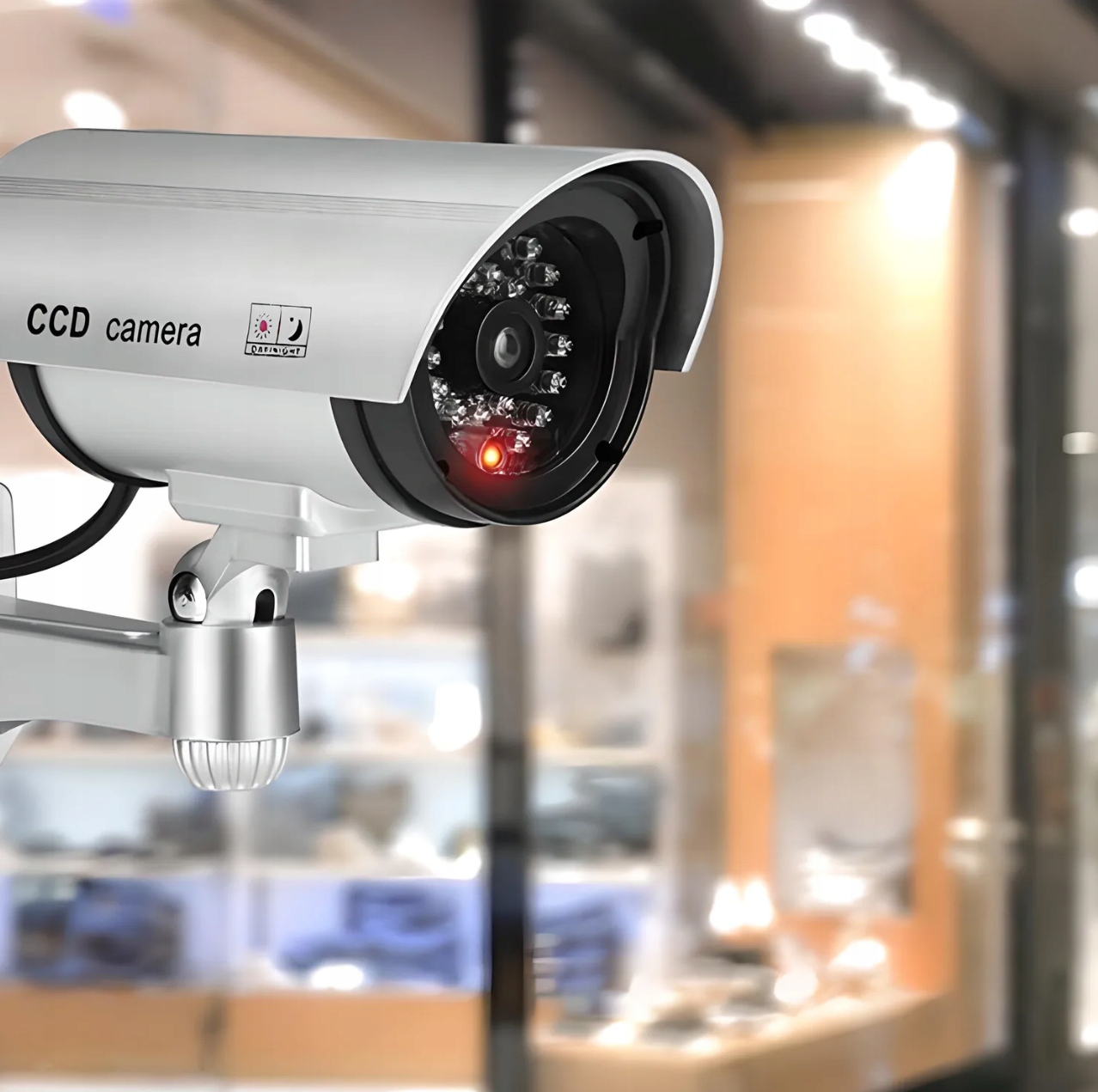 KAMERA ATRAPA IR LED MONITORING KAMERA ZEWNĘTRZNA ŚCIENNA Z DIODĄ MIGAJĄCA Marka Inna