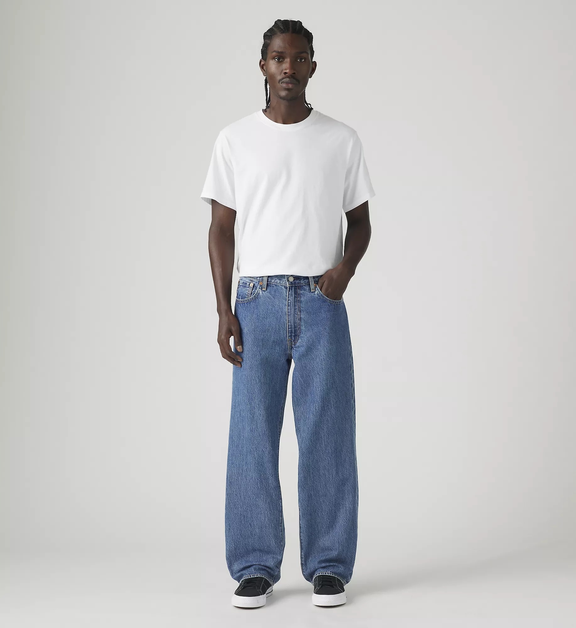 Levi's Volné Pánské Džíny 100BAVLNA Klasické Modré 33/32 7CA