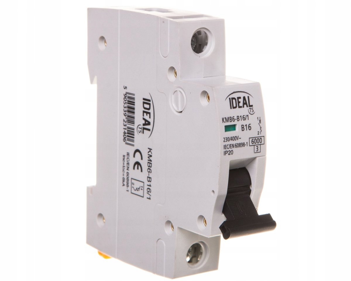 

Wyłącznik nadprądowy 1P B 16A KMB6-B16/1 23140
