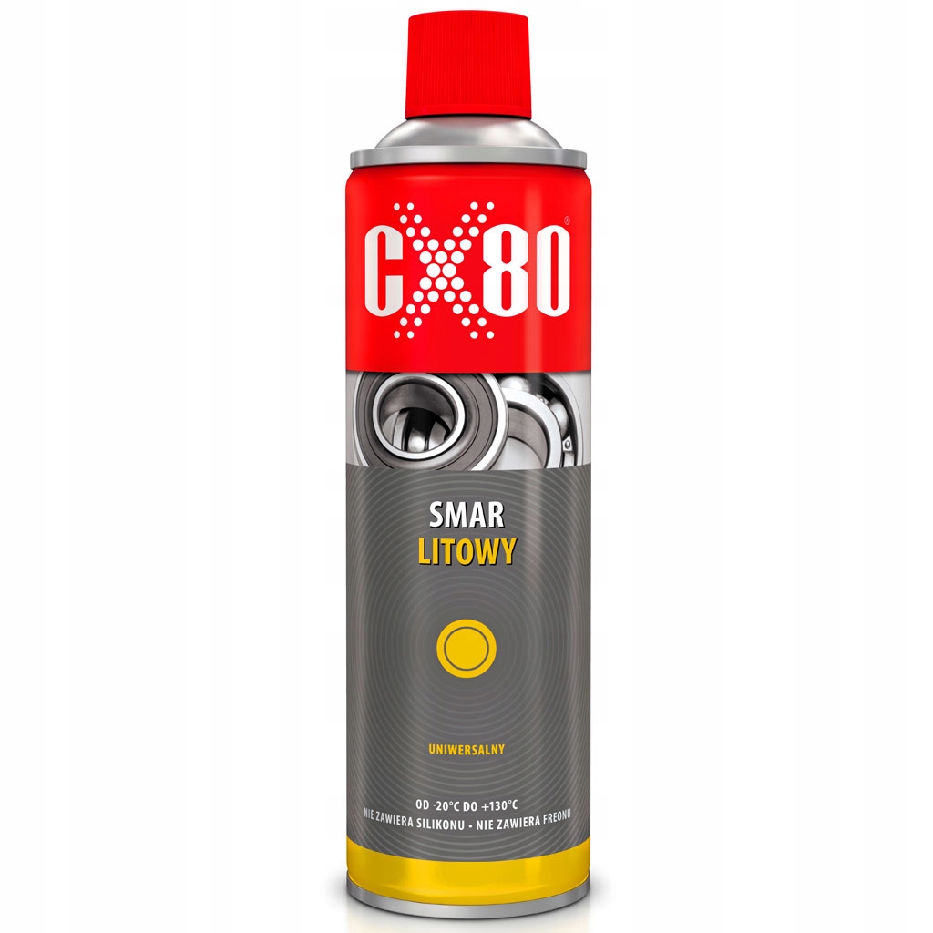 Wielozadaniowy Smar Litowy Uniwersalny w Aerozolu 500 ml Spray CX80