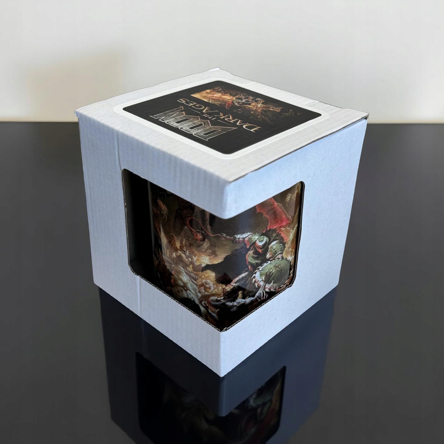 Kubek DOOM The Dark Ages Keyart - 330 ml Ceramiczny Oryginał Kolekcjonerski Marka inna