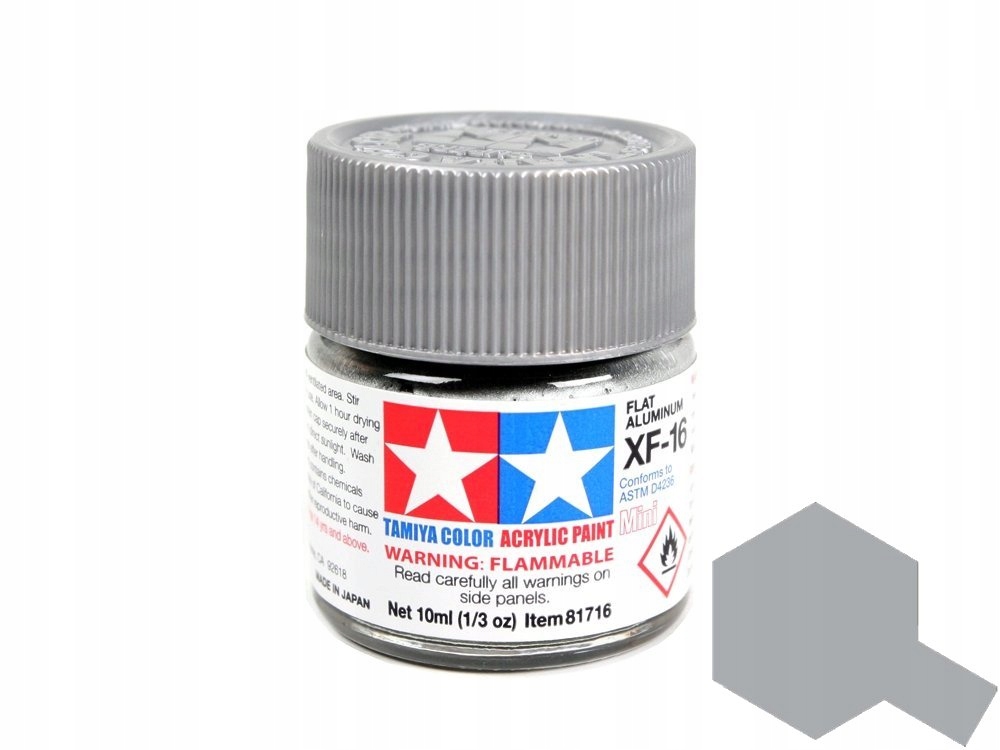 

XF-16 Flat Alumin 10ml farba akrylowa Tamiya 81716