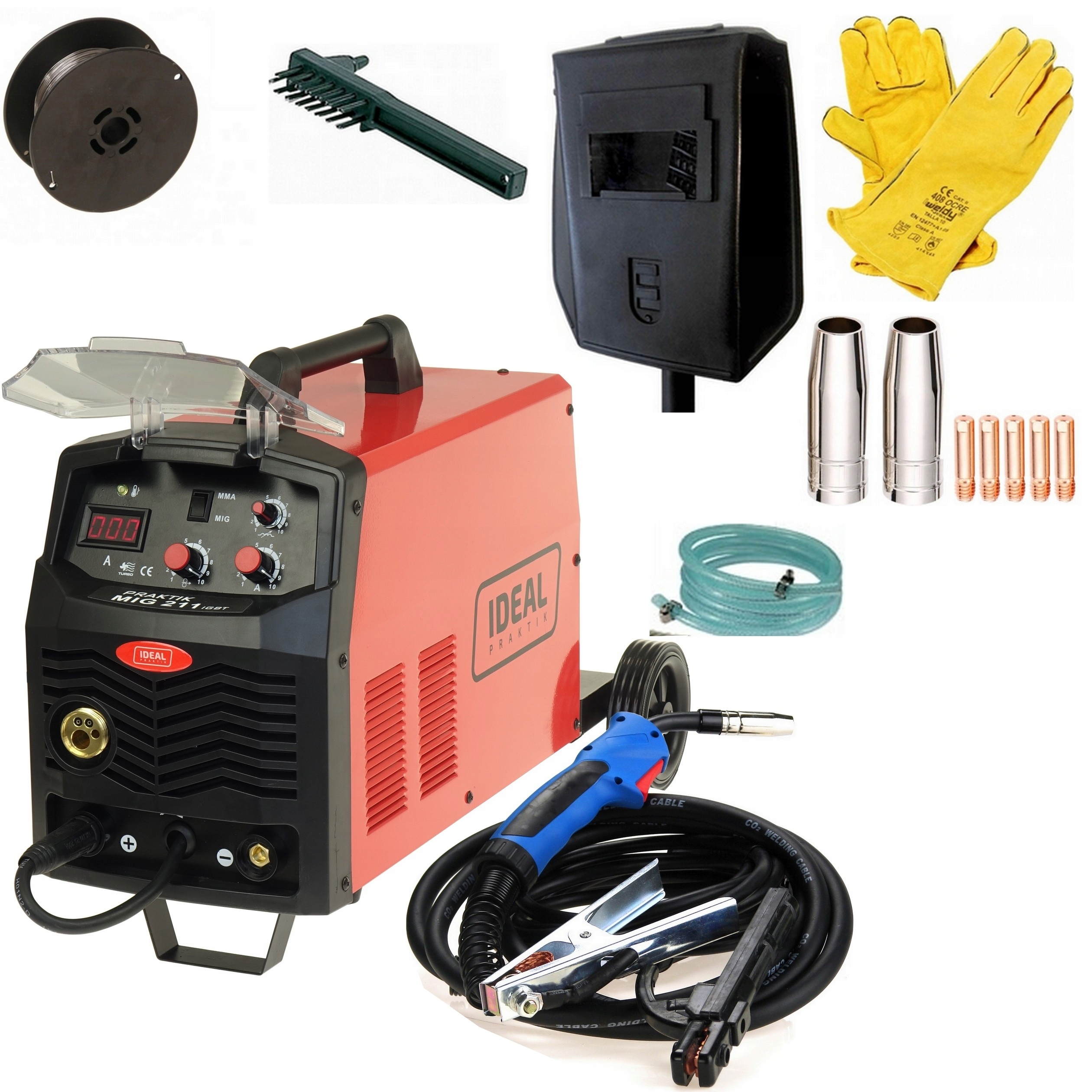 Svářečka Migomat Ideal Praktik Mig 211Digital Ideal Flux Mig Mag