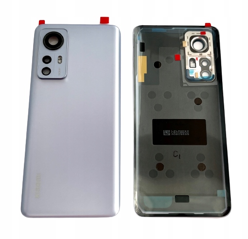 Oryginalna klapka baterii obudowa do Xiaomi 12 12x Blue ze Szkłem Aparatu
