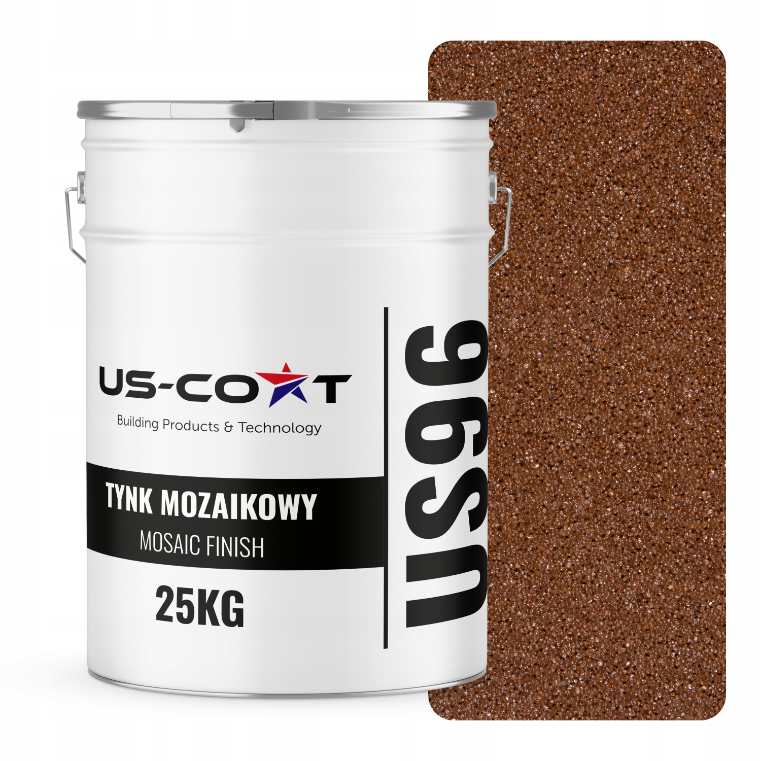 Mozaiková Omítka Mozaika 25KG Hnědá M93 Ozdobná Pryskyřičná Fasáda Premium