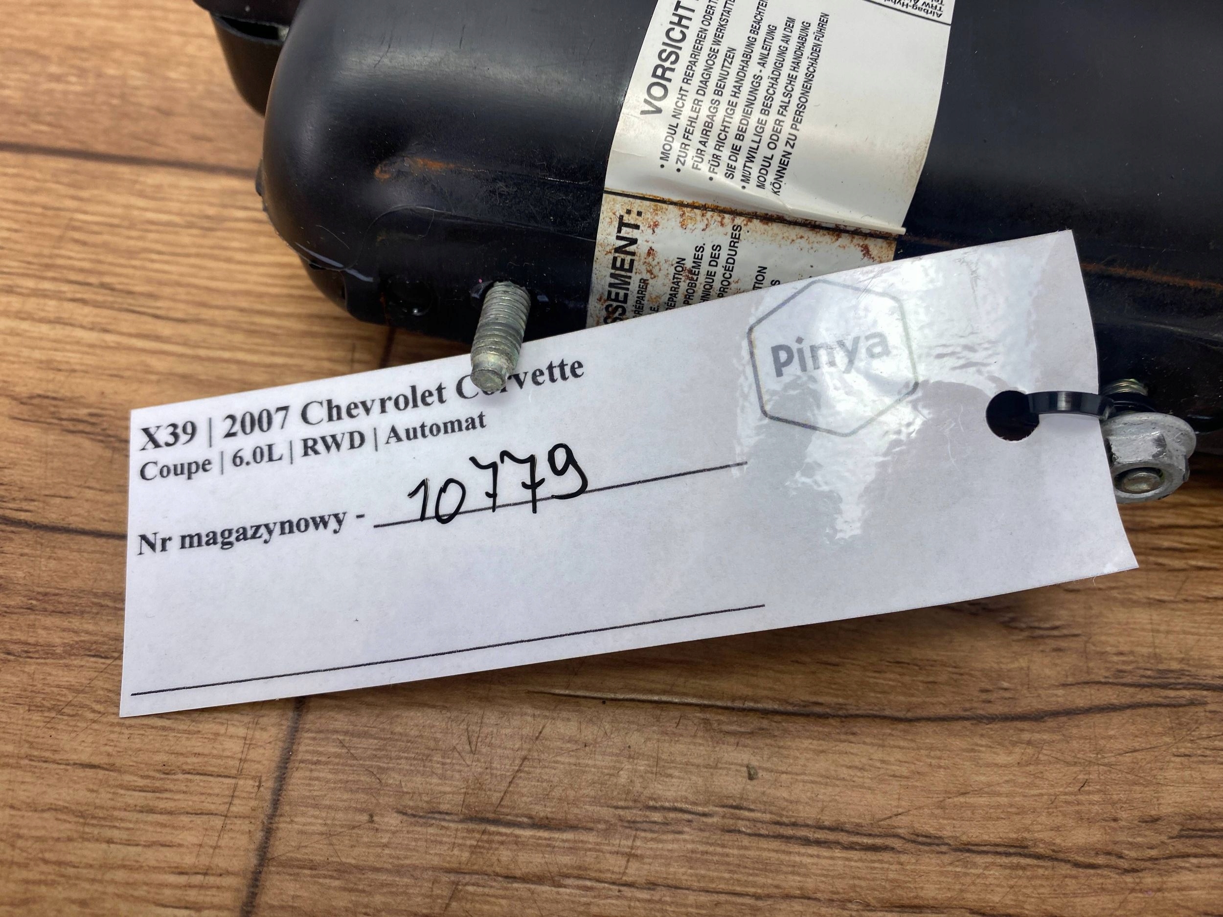Airbag powietrzna Seitlich SITZ Chevrolet Corvette C6 2005+