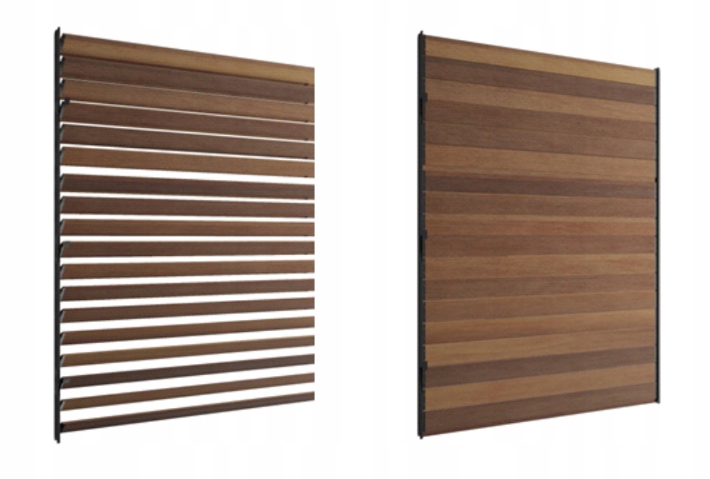 System tarasowy Shutters 109cm stal 2szt antracyt Rodzaj ścianka