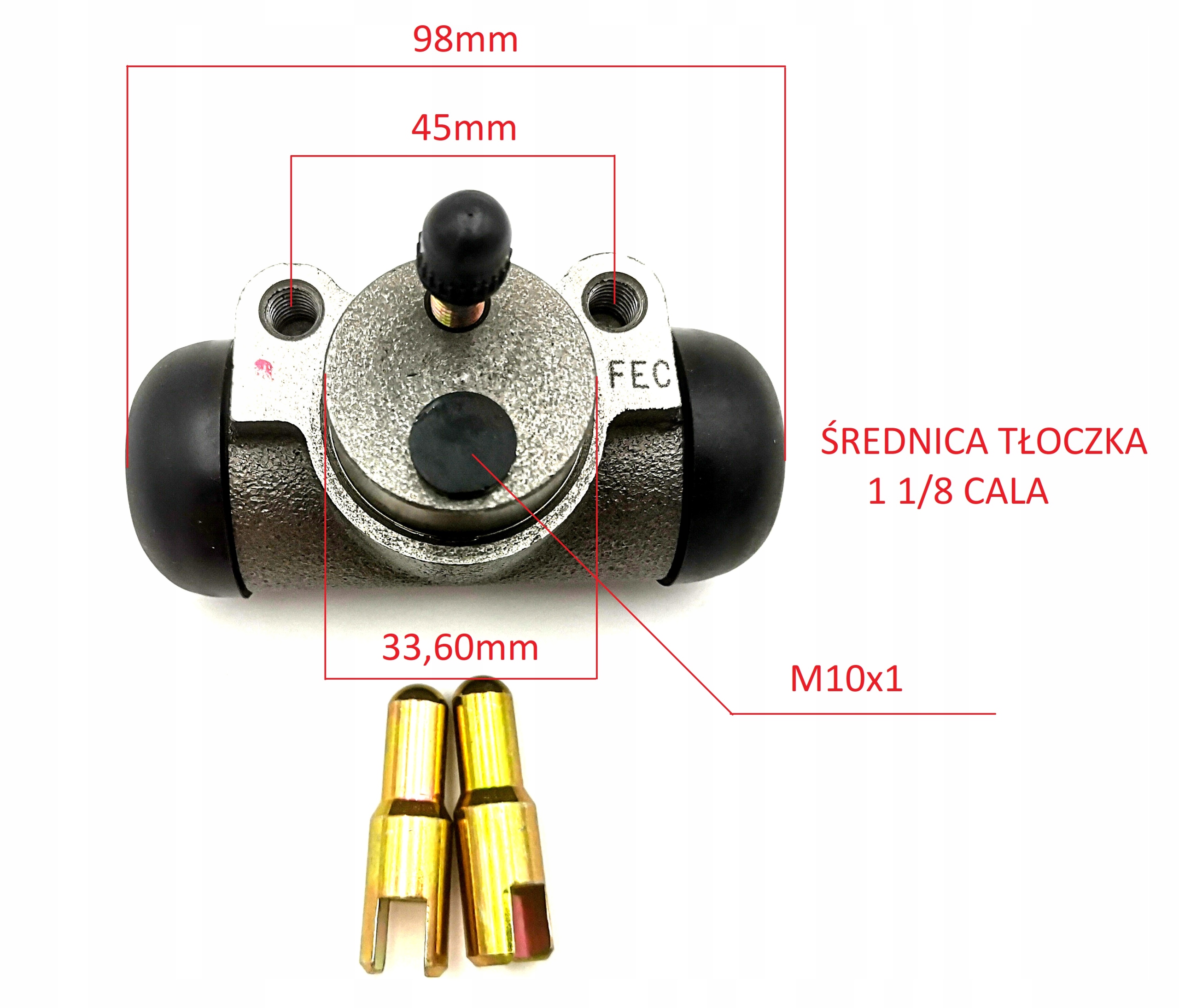 1558143 - HYSTER H2.00-3.20 XM H177 тормозной цилиндр