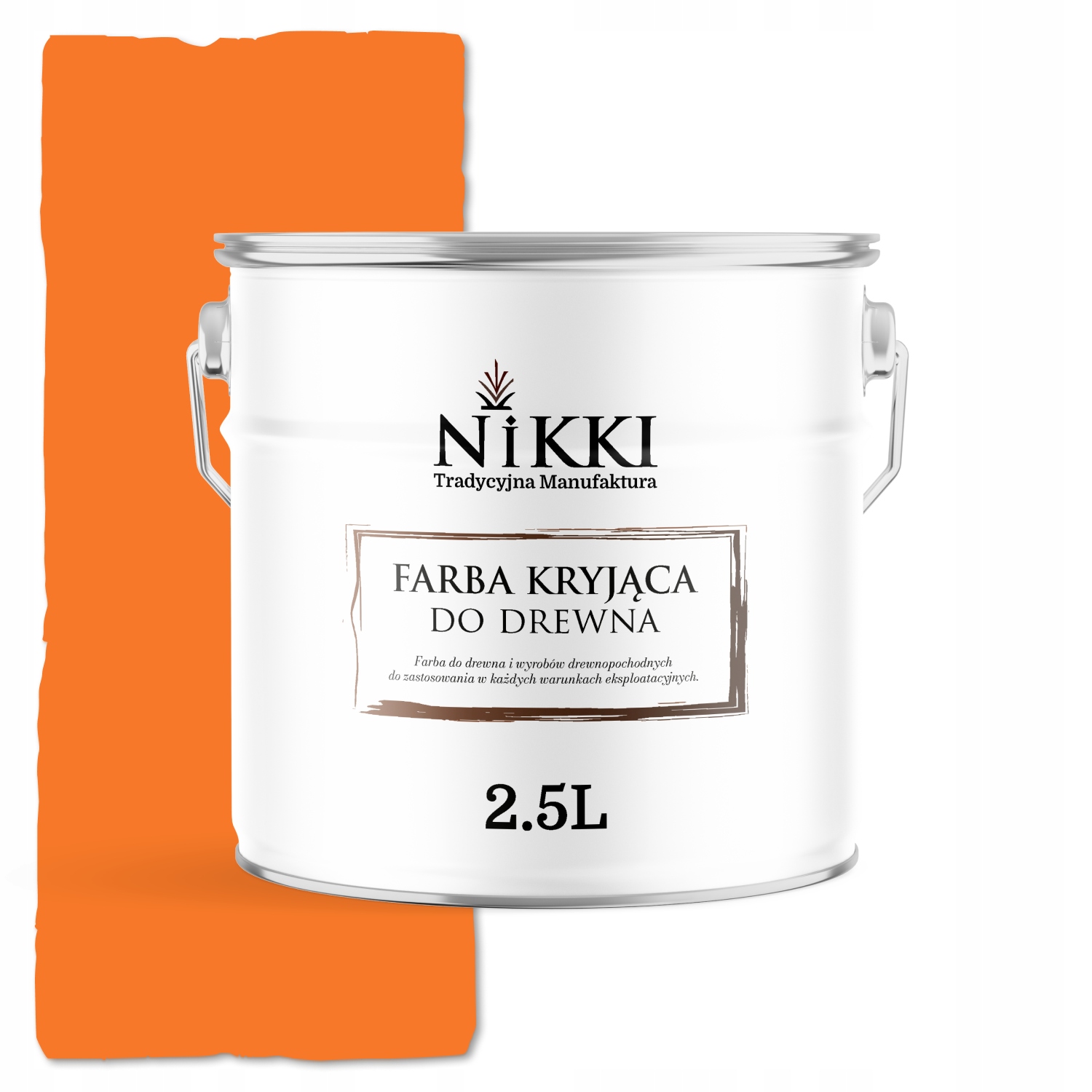Barva Na Dřevo Kryjící Dveře Renovace Oranžová Pastel 2003 Lesk 2,5L