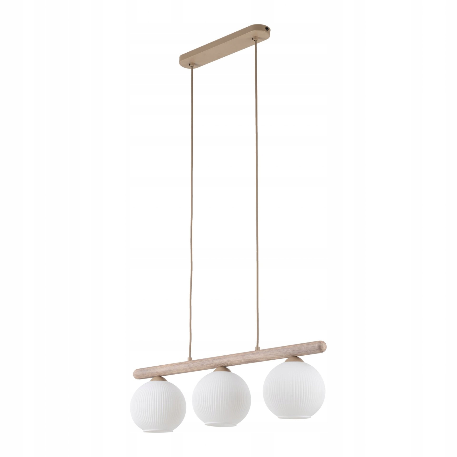 Závesná lampa White Virlo s moderným dizajnom nad stôl Tk Lighting