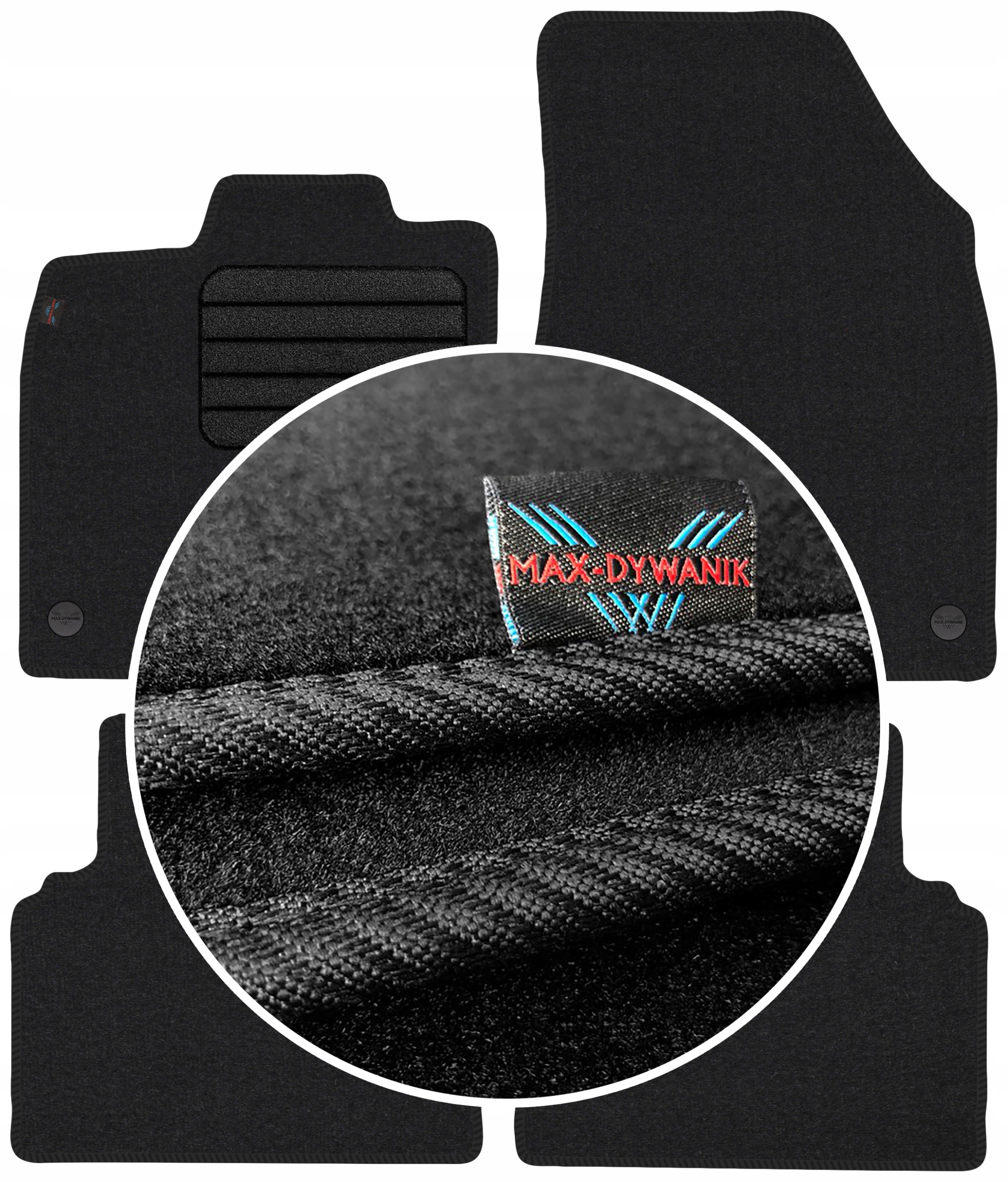 

Volkswagen ID.3 2020- Wycieraczki welurowe