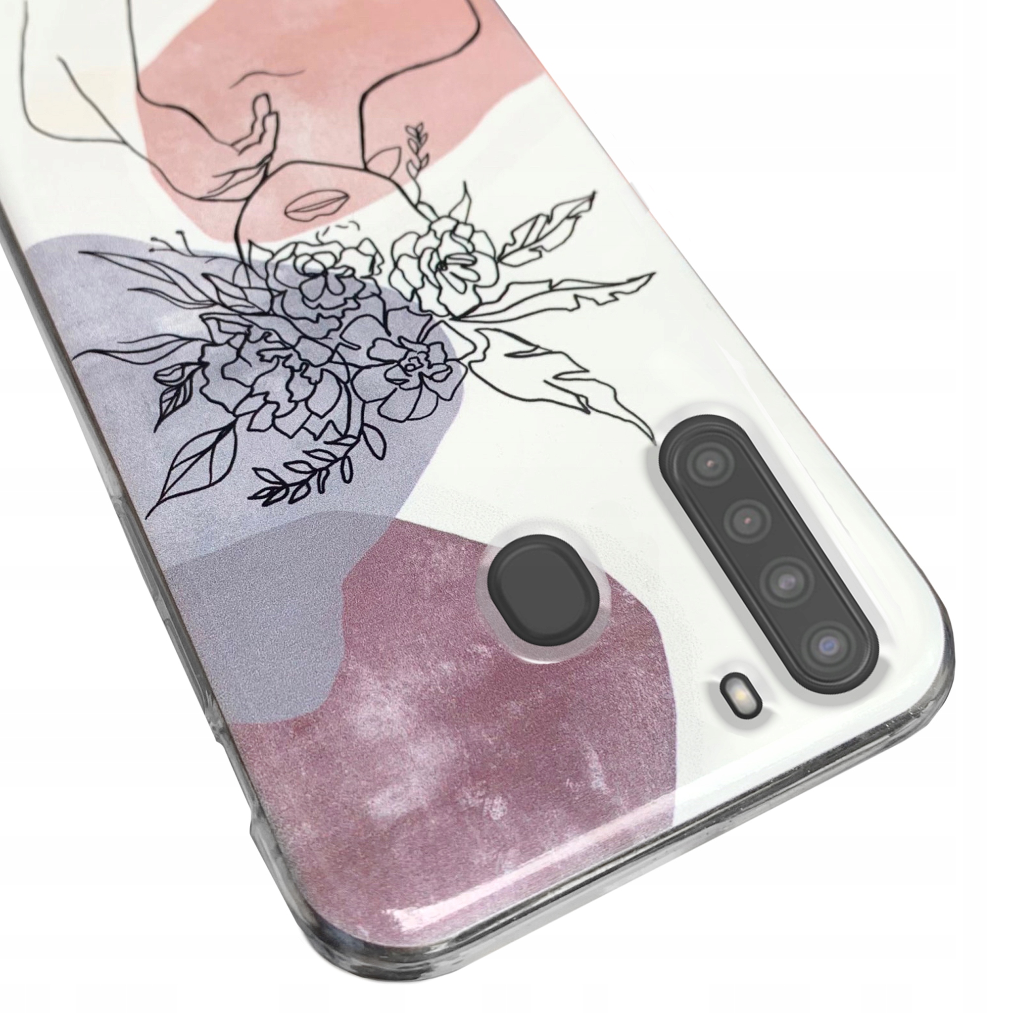 

Grube etui 2MM do Samsung A21 + Szkło
