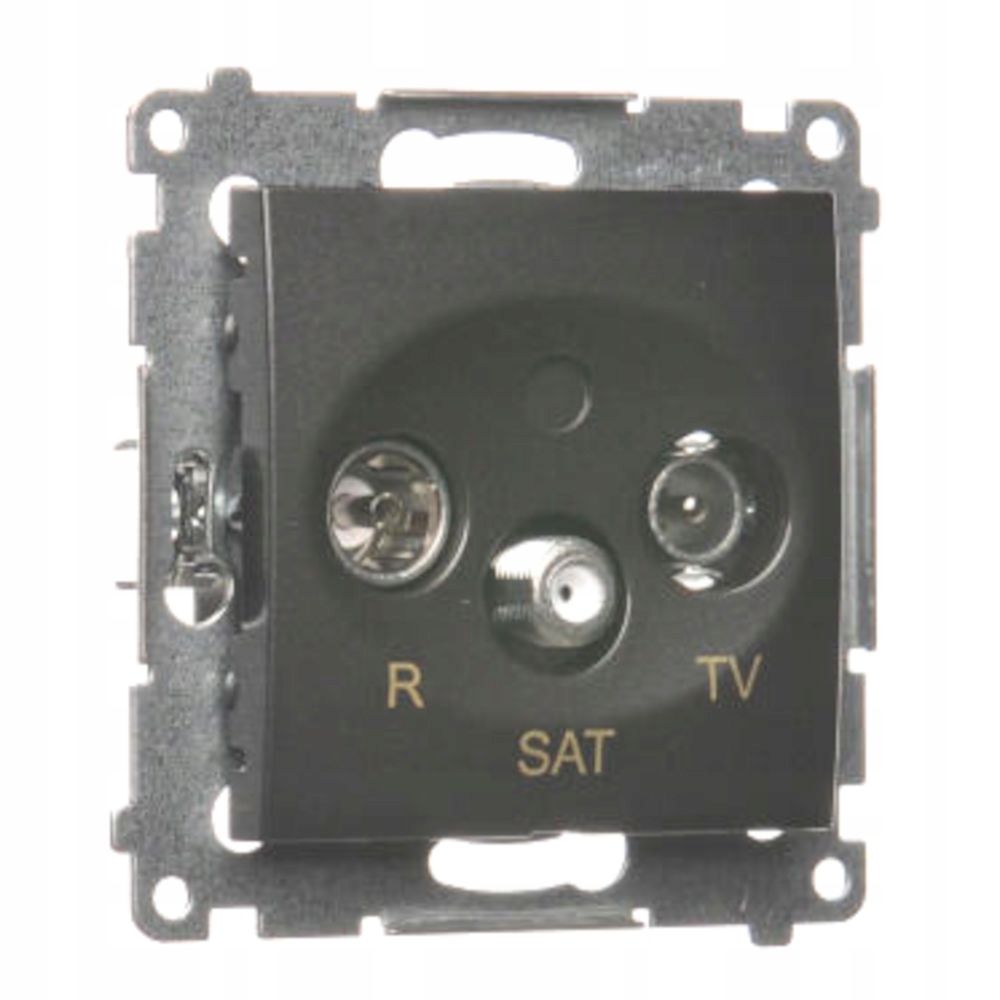 

Simon 54 Gniazdo Rtv-sat Przelotowe antracyt