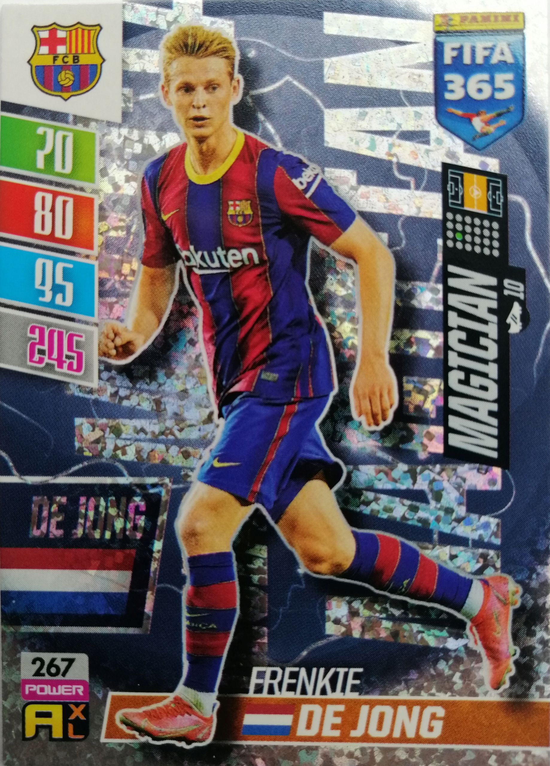 Fifa 365 2022 Power 267 Magician De Jong Barcelona