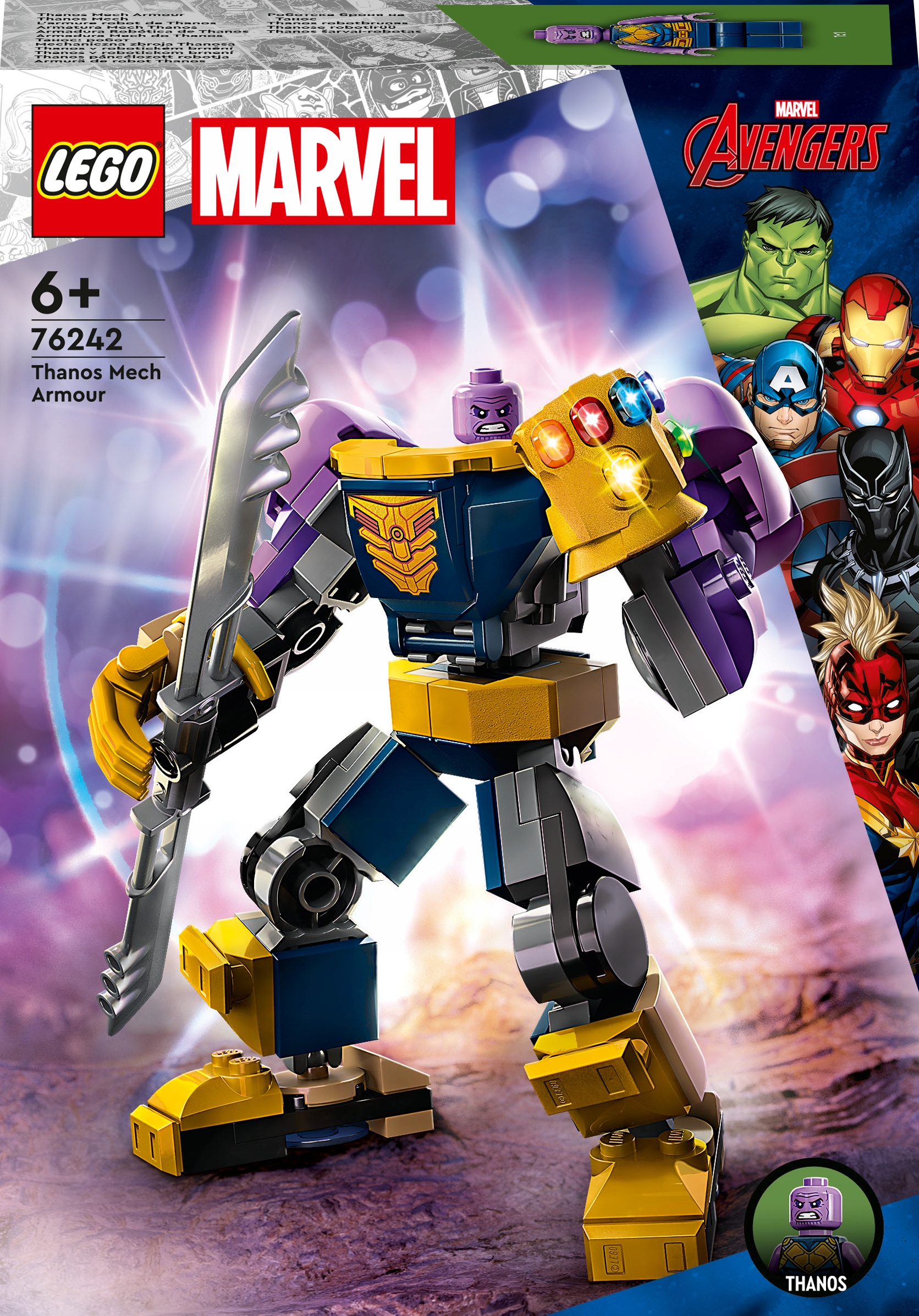 

Lego Heroes Mechaniczna zbroja Thanosa 76242