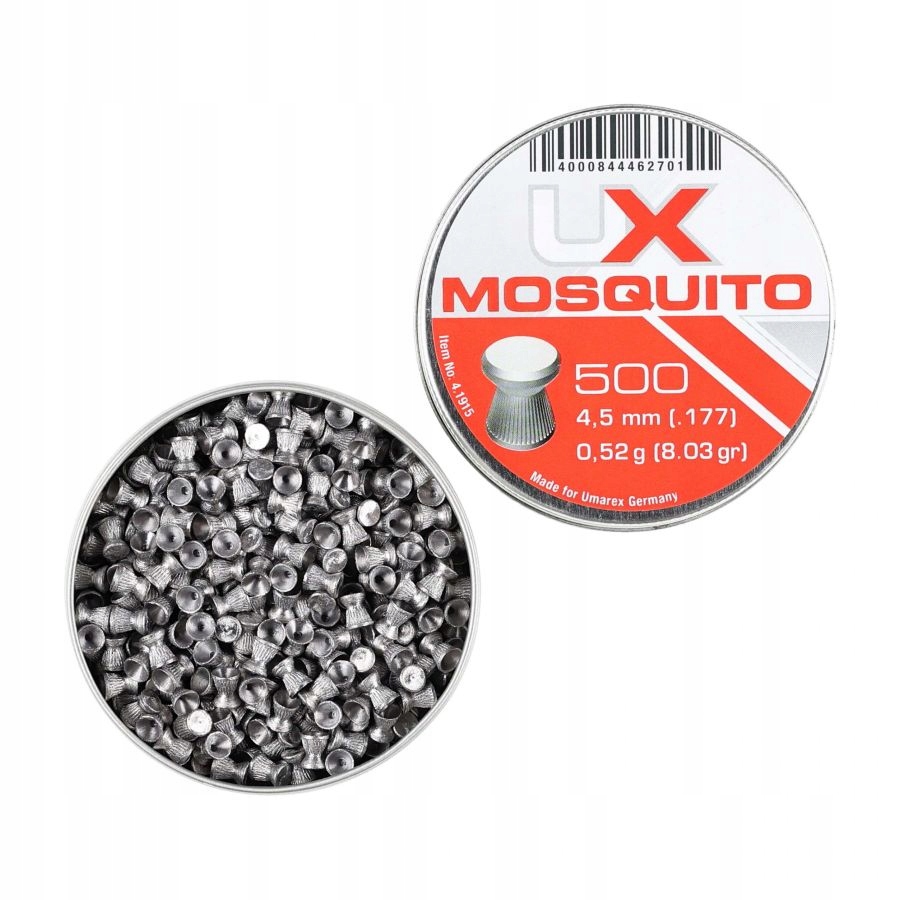 Śrut płaski Umarex Mosquito Ribbed 4,5 mm 500 szt.
