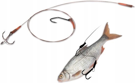 Przypon Spławikowy Camo Leader 1XD 1XSH Quantum Mr.PIKE 50cm 30lb 14kg